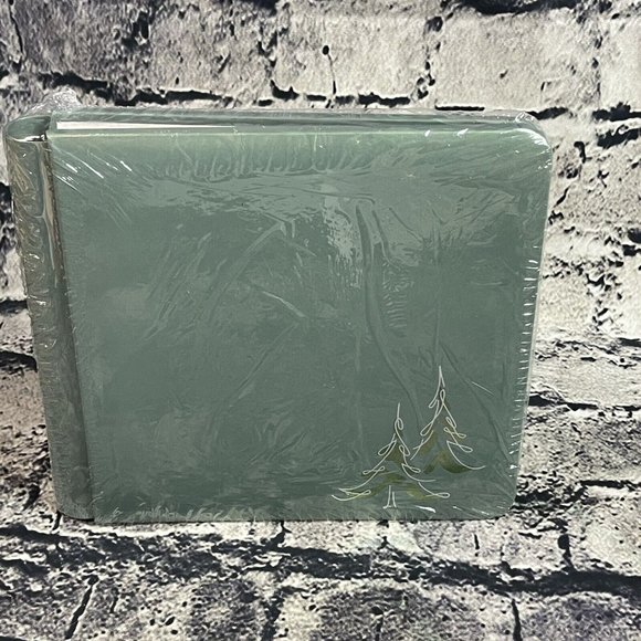 Creative Memories 7x7 Green Foil Trees album Old Style - Picture 3 of 8